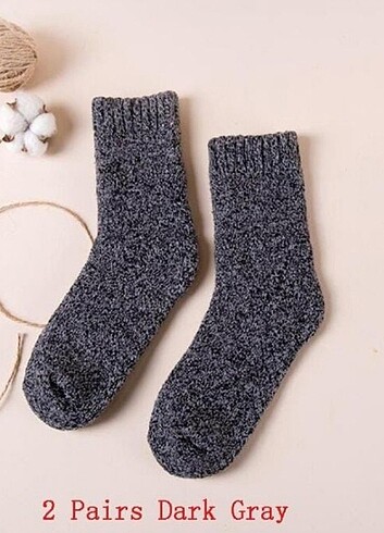 Erkek Merinos Yünü Kışlık Çorap 