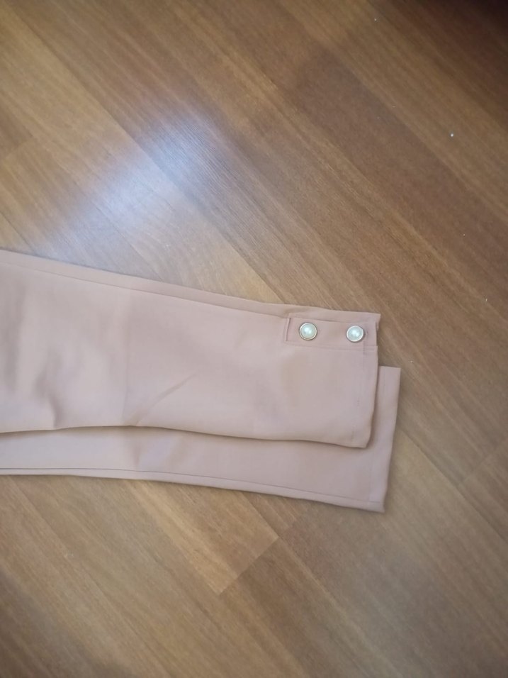 Bej Kapüşonlu Rahat Sweatshirt alt üst takım — görsel 6/8