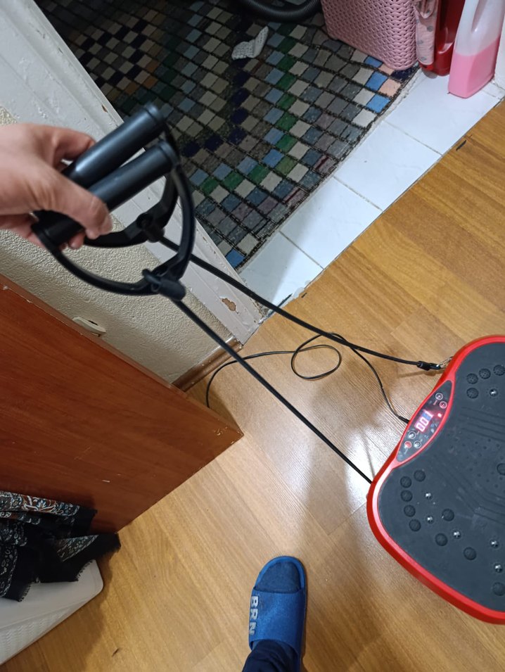 robo Kırmızı Siyah Titreşimli Egzersiz Platformu — görsel 6/6