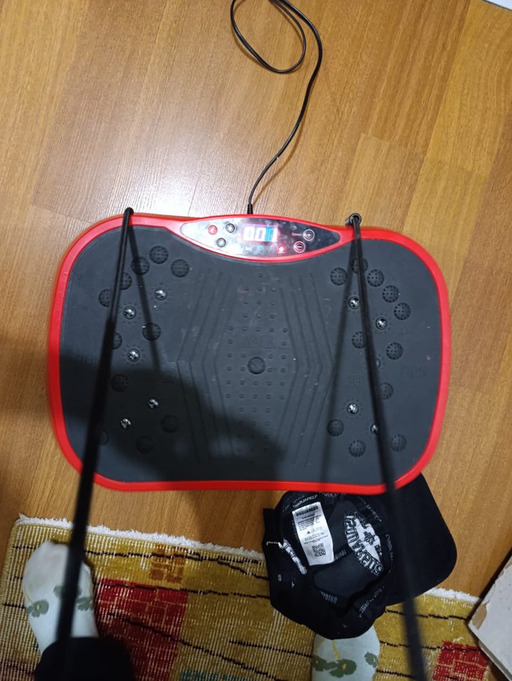 robo Kırmızı Siyah Titreşimli Egzersiz Platformu — görsel 4/6
