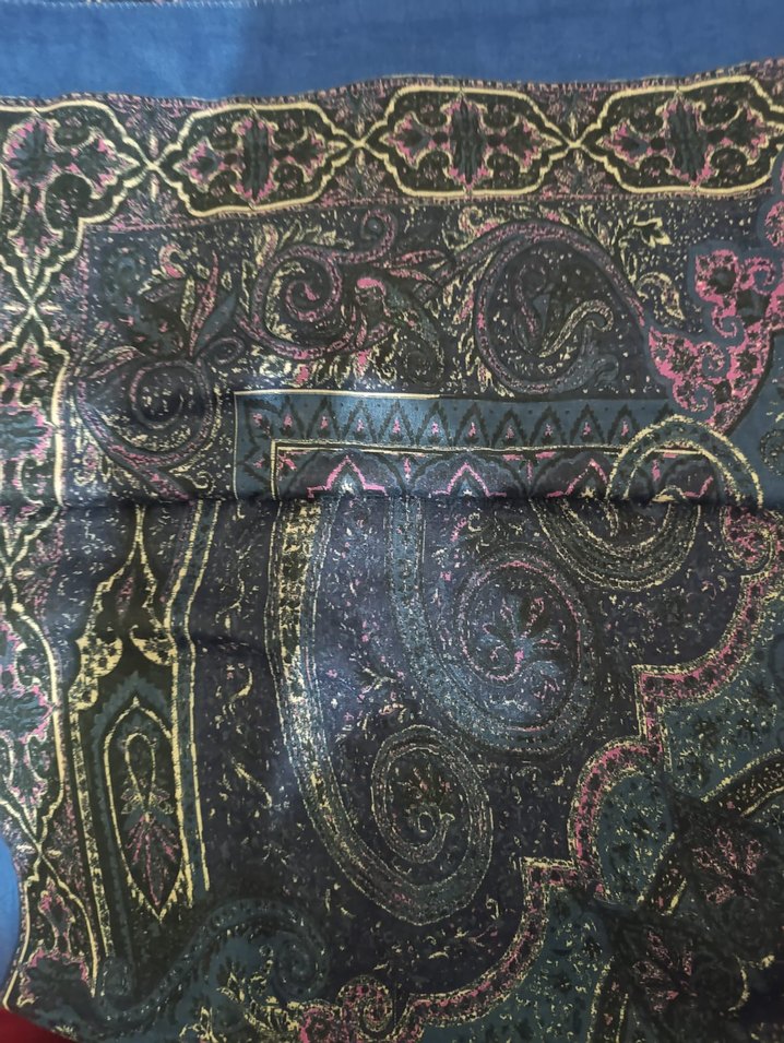 Bohem Paisley Desenli İnce Şal — görsel 2/5