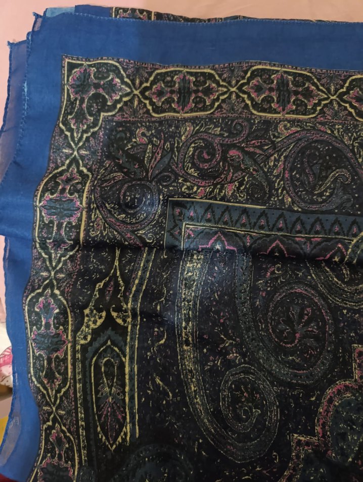 Bohem Paisley Desenli İnce Şal — görsel 3/5