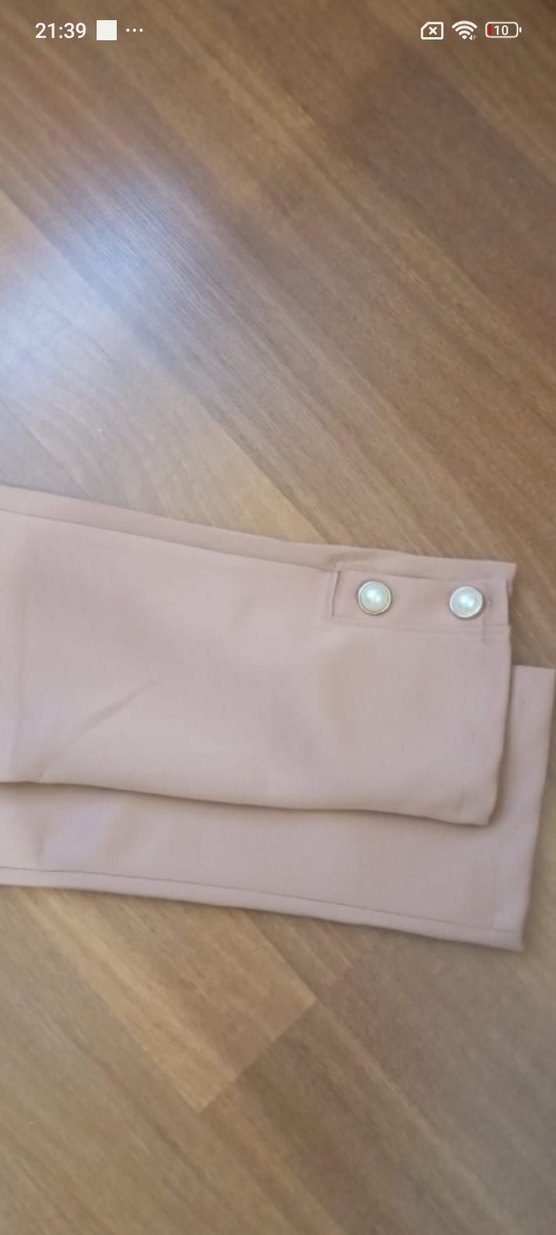 İnci Detaylı bej Kapüşonlu Sweatshirt — görsel 4/6