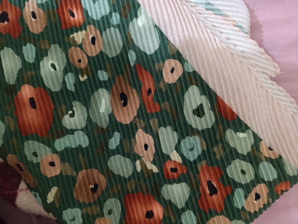 Vintage Çiçekli renkli Flar eşarp — görsel 6/8