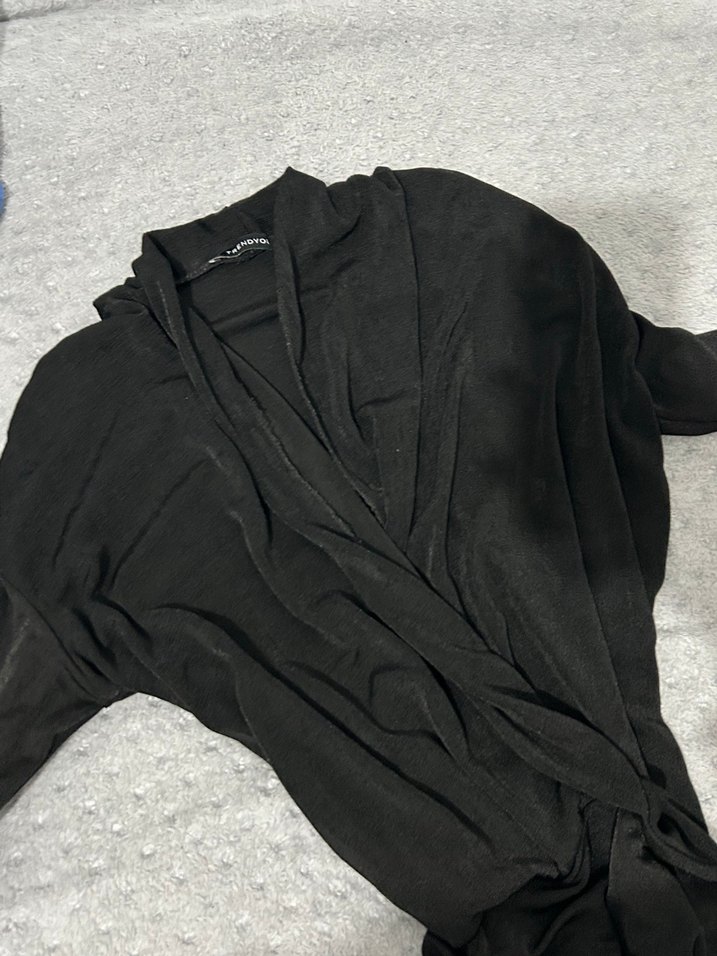 Siyah salaş body - Görsel 2