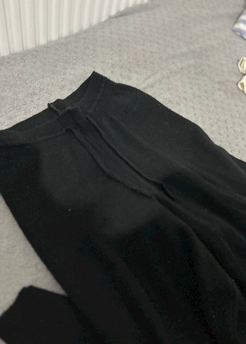 Kadın Siyah Rahat Kesim Eşofman Altı - Görsel 3