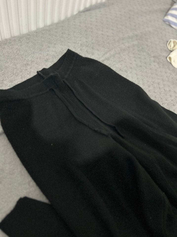 Kadın Siyah Rahat Kesim Eşofman Altı - Görsel 3