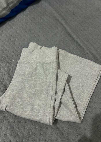 Gri İspanyol paça tayt - Görsel 2