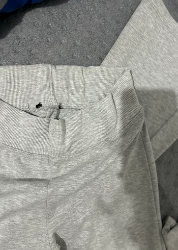 Gri İspanyol paça tayt - Görsel 3