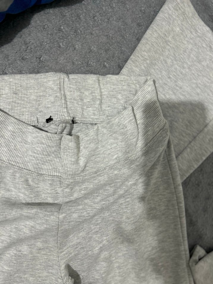 Gri İspanyol paça tayt - Görsel 3