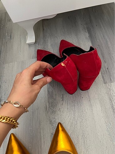 40 Beden bordo Renk Stiletto