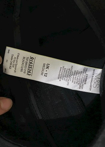 m Beden Kadın Siyah Midi Kot Pantolon