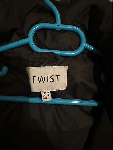 34 Beden siyah Renk Twist Yelek