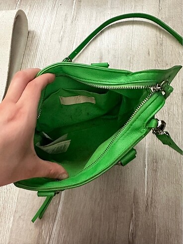 H&M hm yesil canta