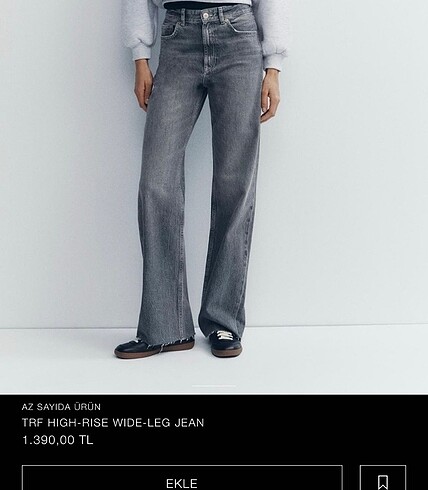 ZARA WİDE-LEG JEAN