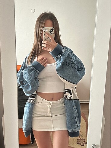 Zara mini kot etek