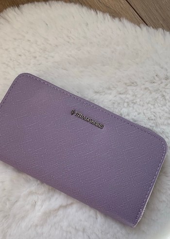 Stradivarius Lila Fermuarlı Kadın Cüzdanı