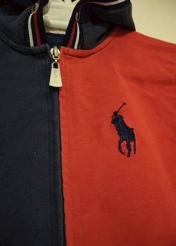 Kırmızı Kapüşonlu Erkek Sweatshirt - Görsel 2