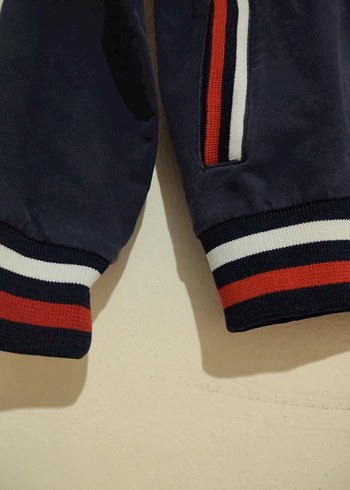 Kırmızı Kapüşonlu Erkek Sweatshirt - Görsel 3