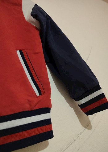 Kırmızı Kapüşonlu Erkek Sweatshirt - Görsel 4