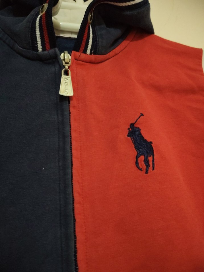 Kırmızı Kapüşonlu Erkek Sweatshirt - Görsel 2