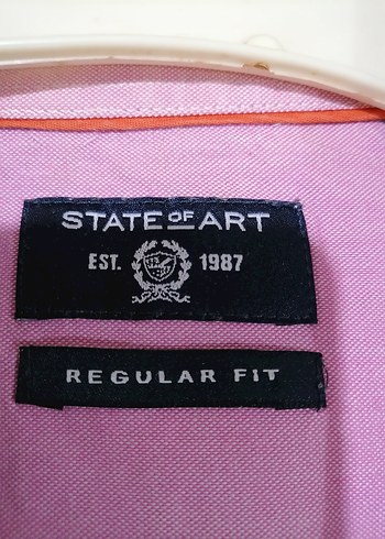 State of Art Pembe Regular Fit Erkek Rozet