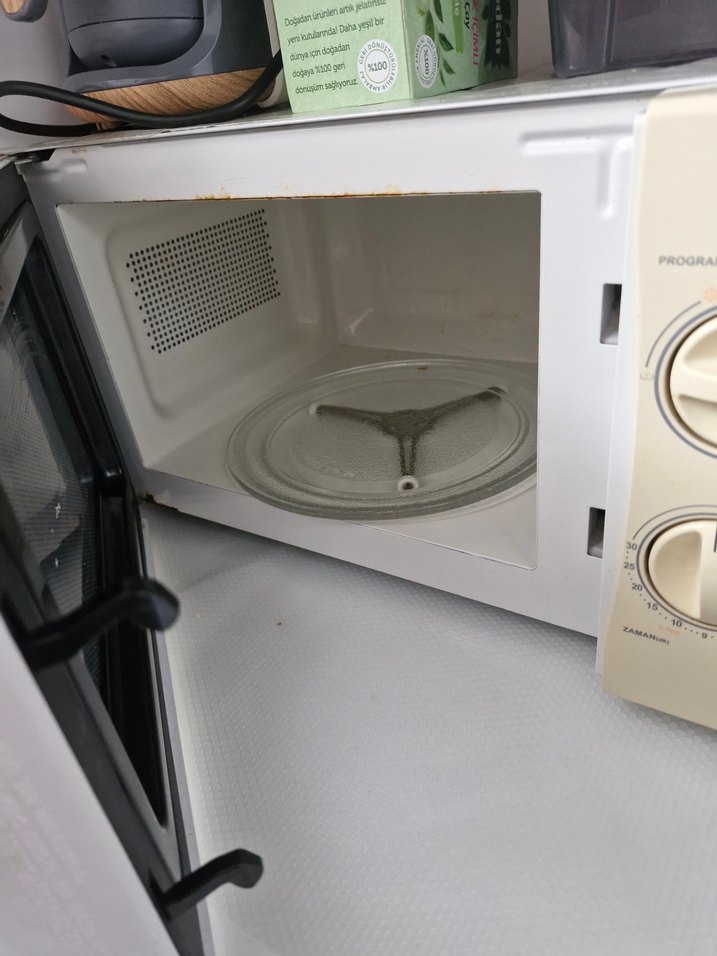 Gri Beyaz Mikrodalga Fırın - Görsel 2