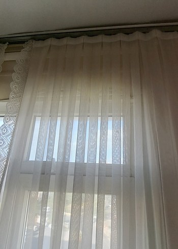  Beden beyaz Renk 3 kanat perde