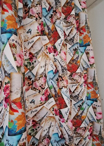 Bohem Çok Renkli Baskılı Perde - Görsel 2