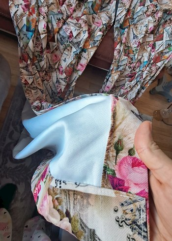 Bohem Çok Renkli Baskılı Perde - Görsel 10