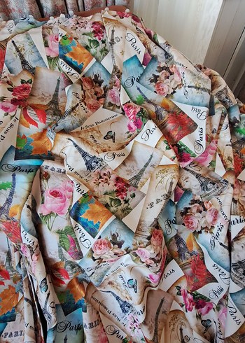 Bohem Çok Renkli Baskılı Perde - Görsel 5