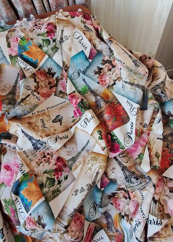 Bohem Çok Renkli Baskılı Perde - Görsel 9