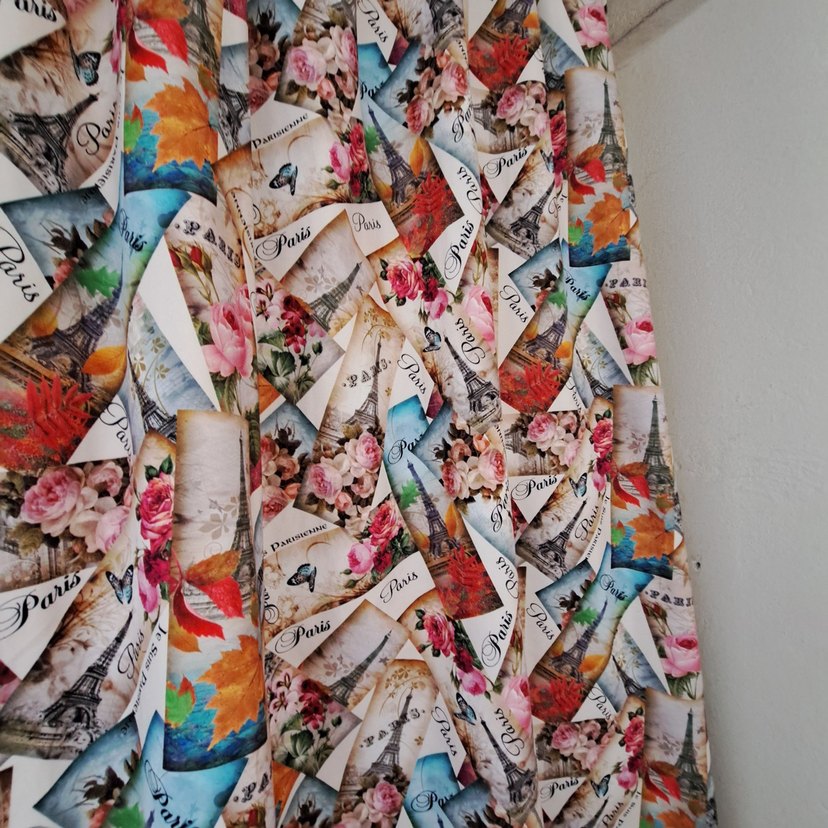 Bohem Çok Renkli Baskılı Perde - Görsel 2