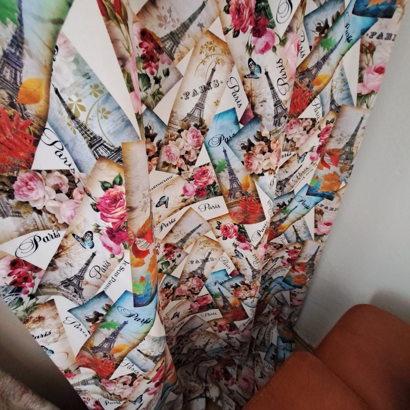 Bohem Çok Renkli Baskılı Perde - Görsel 3