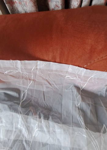 Nakışlı Beyaz Bohem Perde - Görsel 6