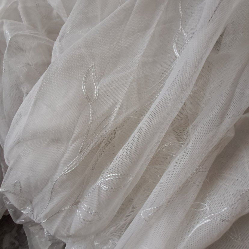 Nakışlı Beyaz Bohem Perde - Görsel 2