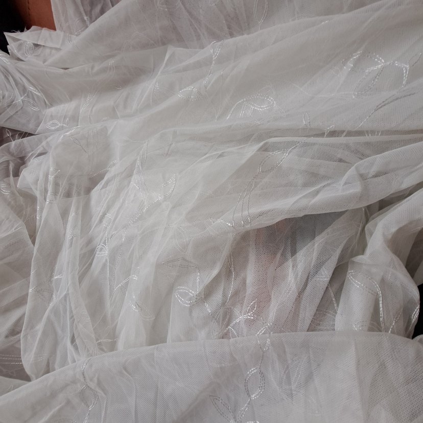 Nakışlı Beyaz Bohem Perde - Görsel 4