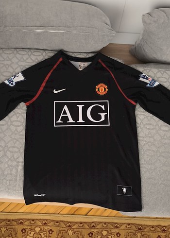 Nike Siyah Uzun Kollu Ronaldo Baskılı Erkek Forma