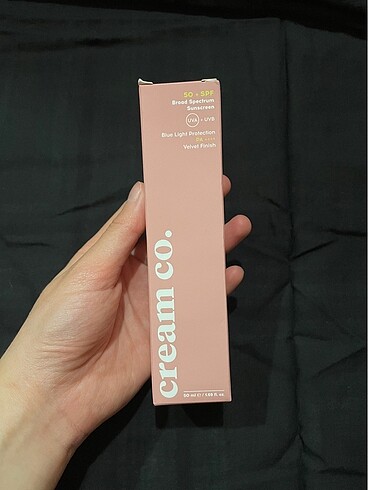 Cream co renksiz güneş kremi