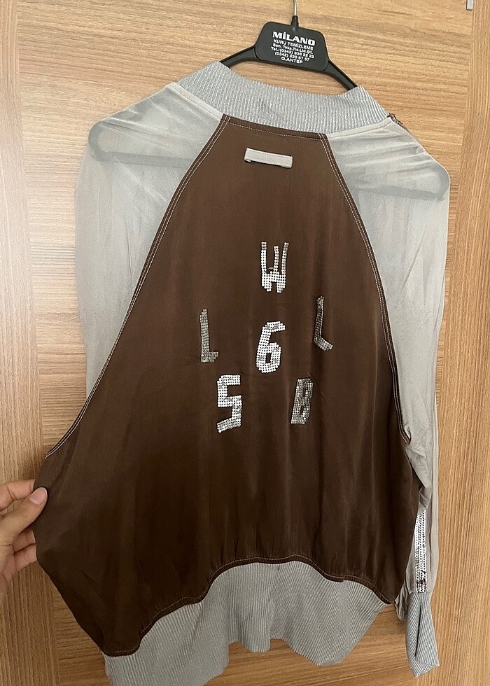 Saten bluz - Görsel 2