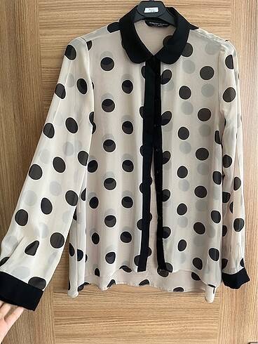 Puantiyeli gömlek - Görsel 2