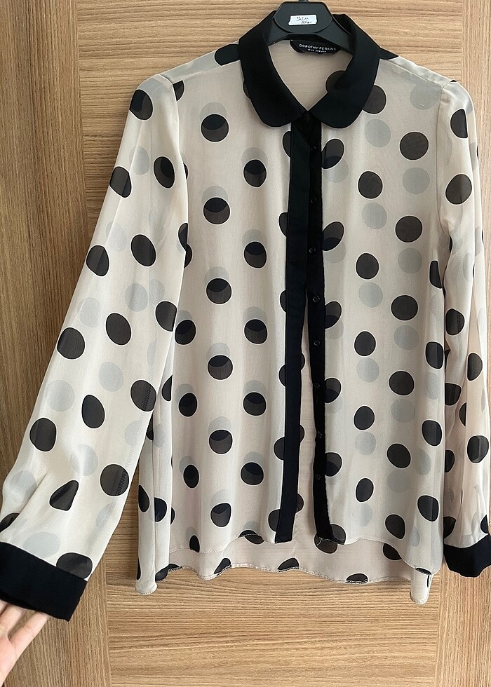 Puantiyeli gömlek - Görsel 2