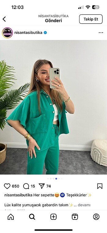 Gabardin takım - Görsel 3