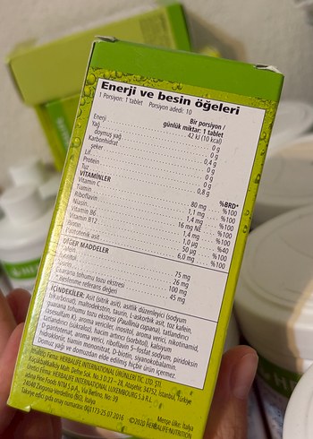 Herbalife Liftoff Enerji Tableti - Görsel 2