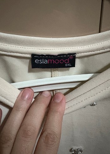 Payet İşlemeli Beyaz Kadın Sweatshirt - Görsel 5