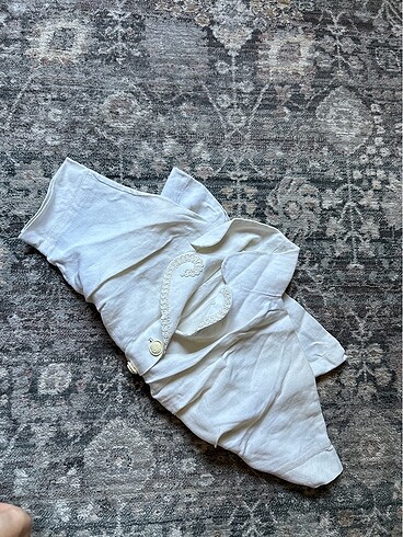 xs Beden beyaz Renk Vintage ceket