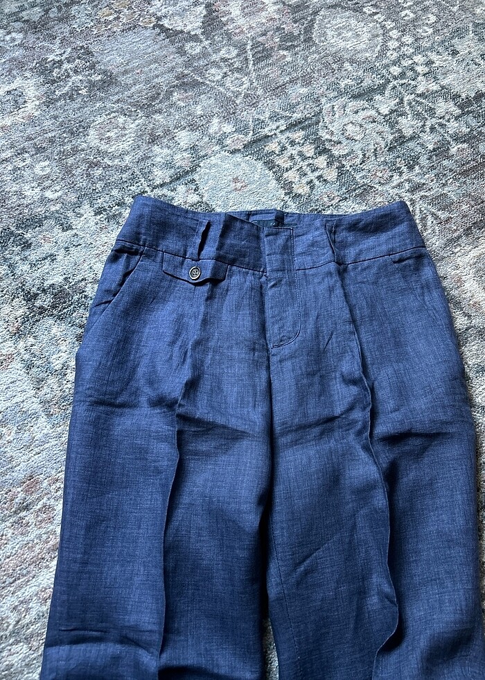 Keten pantolon - Görsel 3