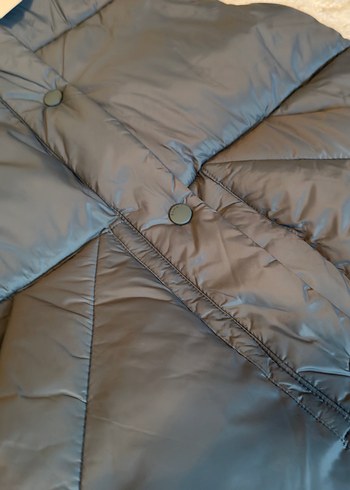 Zara Gri Kapüşonlu Çocuk Şişme Yelek - Görsel 3