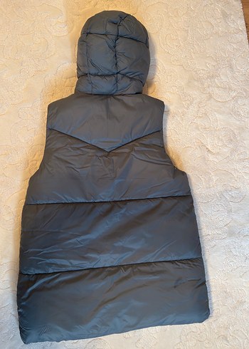 Zara Gri Kapüşonlu Çocuk Şişme Yelek - Görsel 4