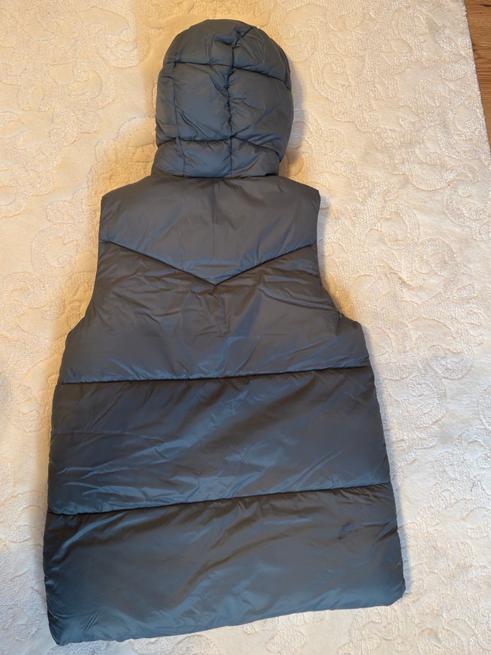 Zara Gri Kapüşonlu Çocuk Şişme Yelek - Görsel 4